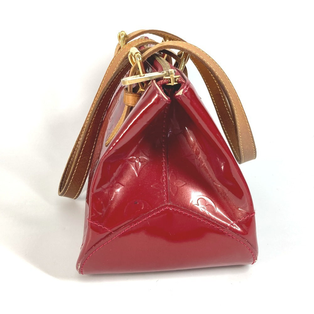 Louis Vuitton M93507 Monogram Vernis Rosewood Avenue Bag bahu Beg Monogram Vernis Canvas Wanita Pomme D'Amour Merah