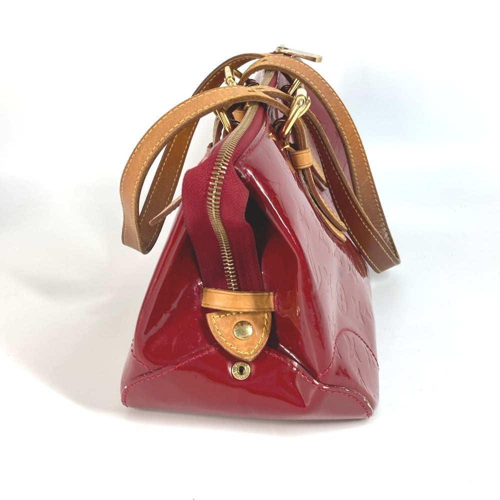 Louis Vuitton M93507 Monogram Vernis Rosewood Avenue Bag bahu Beg Monogram Vernis Canvas Wanita Pomme D'Amour Merah