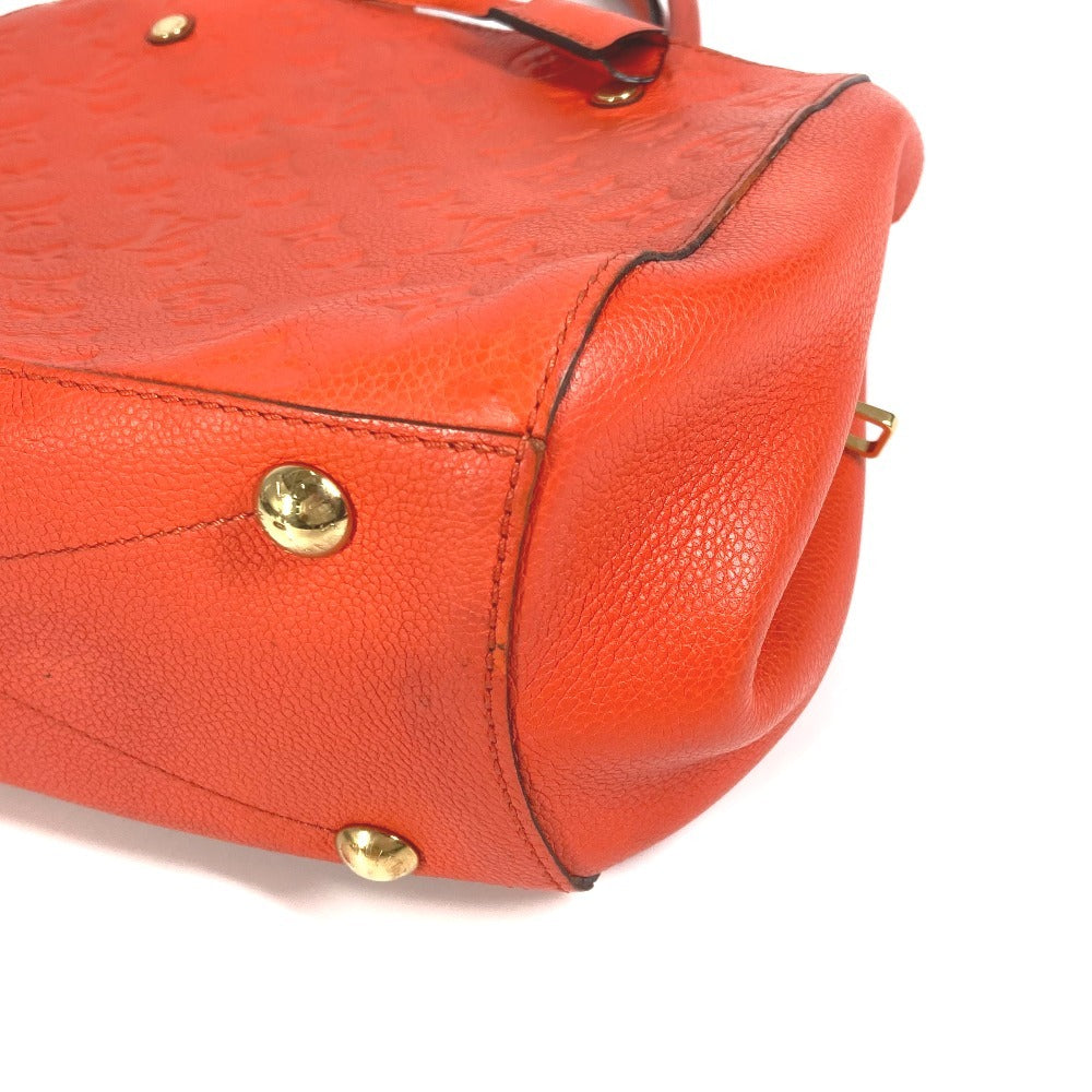 Louis vuitton m50093 monogram emprene montaigne bb tote beg beg 2way beg bahu beg crossbody handbag monogram emprene kulit wanita oren