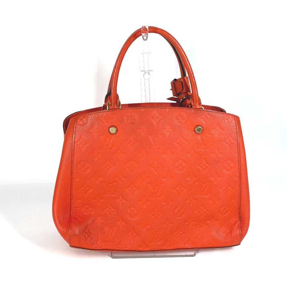 Louis vuitton m50093 monogram emprene montaigne bb tote beg beg 2way beg bahu beg crossbody handbag monogram emprene kulit wanita oren