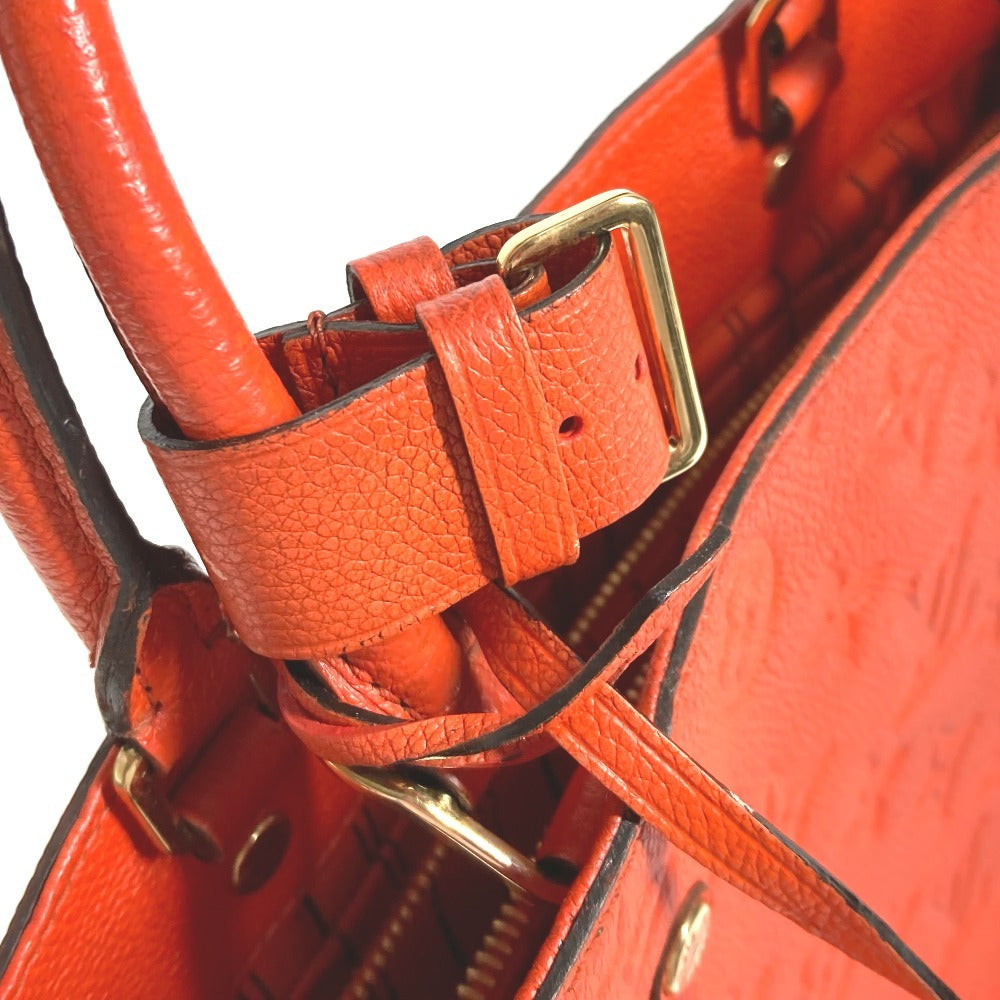 Louis vuitton m50093 monogram emprene montaigne bb tote beg beg 2way beg bahu beg crossbody handbag monogram emprene kulit wanita oren