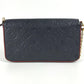 LOUIS VUITTON M64099 모노그램 엠프렌 포셰트 펠리시 체인 백 숄더 크로스바디 롱 지갑 체인 지갑 숄더백 모노그램 엠프렌 가죽 여성 네이비