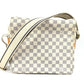 LOUIS VUITTON N51189 Damier Azur Naviglio Bag Crossbody Shoulder Bag Damier Azur Canvas Unisex White