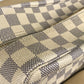 LOUIS VUITTON N51189 Damier Azur Naviglio Bag Crossbody Shoulder Bag Damier Azur Canvas Unisex White
