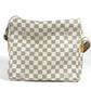 LOUIS VUITTON N51189 Damier Azur Naviglio Bag Crossbody Shoulder Bag Damier Azur Canvas Unisex White