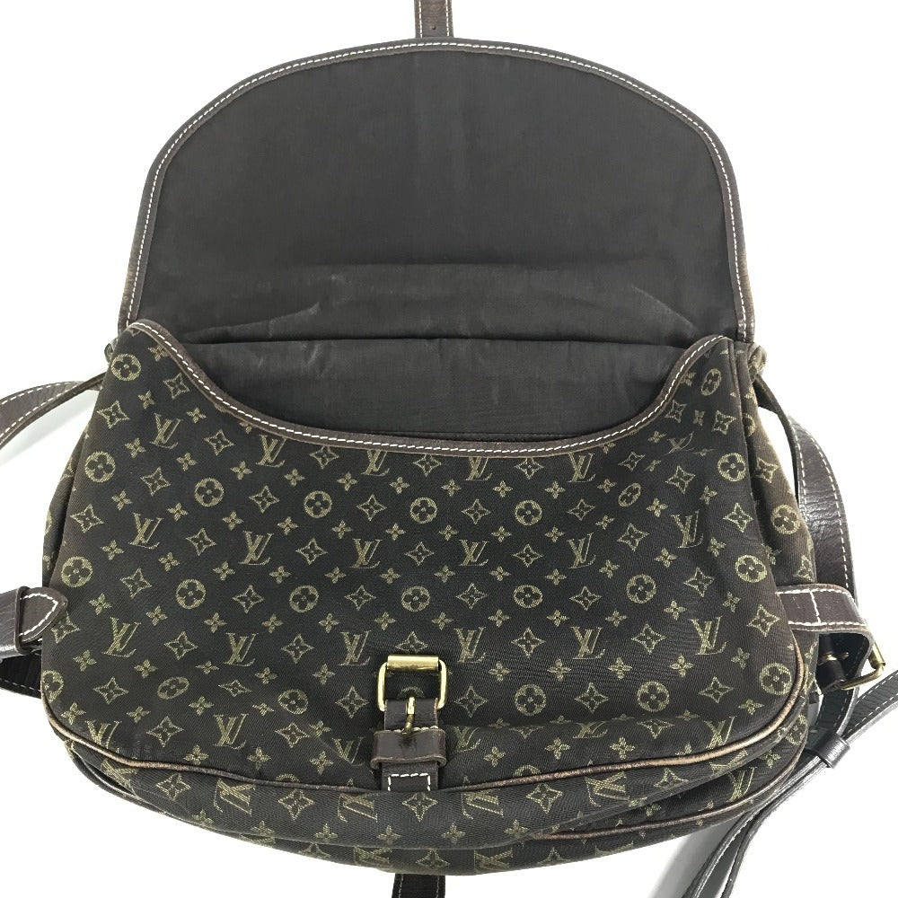 LOUIS VUITTON M95227 Monogram Minilan Saumur 30 Saumur 30 Bag Crossbody Flap Shoulder Bag Monogram Minilan Canvas Women's Fuzan Brown