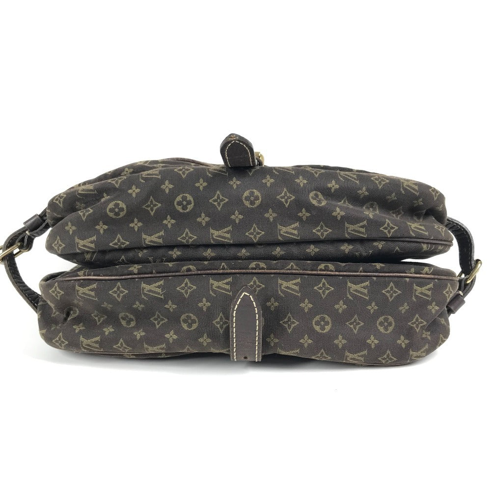 LOUIS VUITTON M95227 Monogram Minilan Saumur 30 Saumur 30 Bag Crossbody Flap Shoulder Bag Monogram Minilan Canvas Women's Fuzan Brown