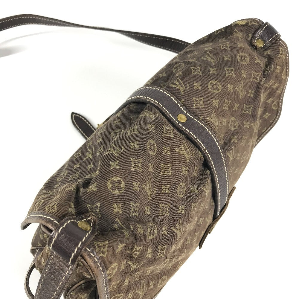 LOUIS VUITTON M95227 Monogram Minilan Saumur 30 Saumur 30 Bag Crossbody Flap Shoulder Bag Monogram Minilan Canvas Women's Fuzan Brown