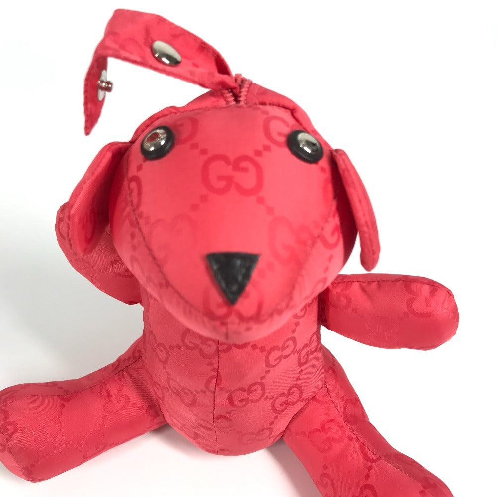 GUCCI 223669 GG Teddy Bear Eco Bag Bag Tote Bag Shoulder Bag Shopping Bag Shoulder Bag Nylon Unisex Red
