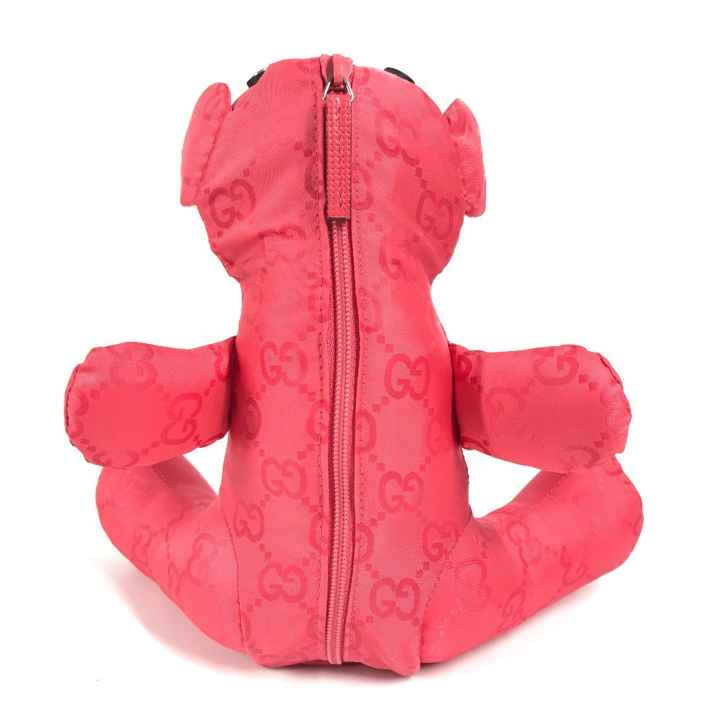 GUCCI 223669 GG Teddy Bear Eco Bag Bag Tote Bag Shoulder Bag Shopping Bag Shoulder Bag Nylon Unisex Red