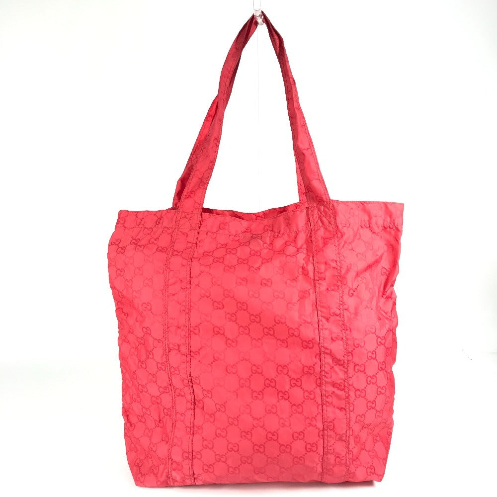 GUCCI 223669 GG Teddy Bear Eco Bag Bag Tote Bag Shoulder Bag Shopping Bag Shoulder Bag Nylon Unisex Red