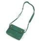 HERMES Vintage Logo Pochette Bag Mini Bag Shoulder Bag Leather Women's Green