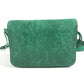 HERMES Vintage Logo Pochette Bag Mini Bag Shoulder Bag Leather Women's Green
