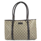 GUCCI 114595 Monogram GG Supreme Bag Tote Bag Shoulder Bag GG Supreme Canvas Unisex Beige