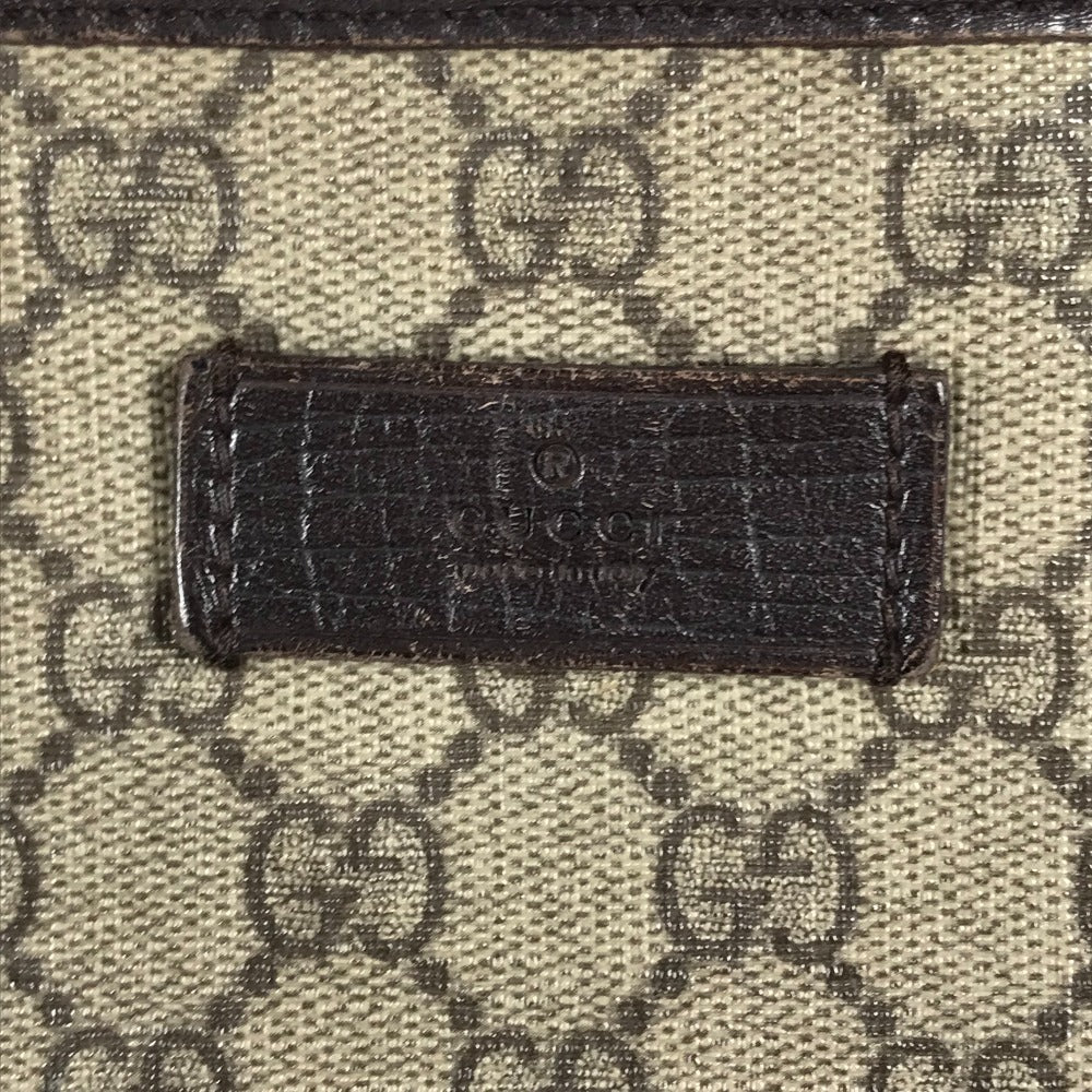 GUCCI 114595 Monogram GG Supreme Bag Tote Bag Shoulder Bag GG Supreme Canvas Unisex Beige