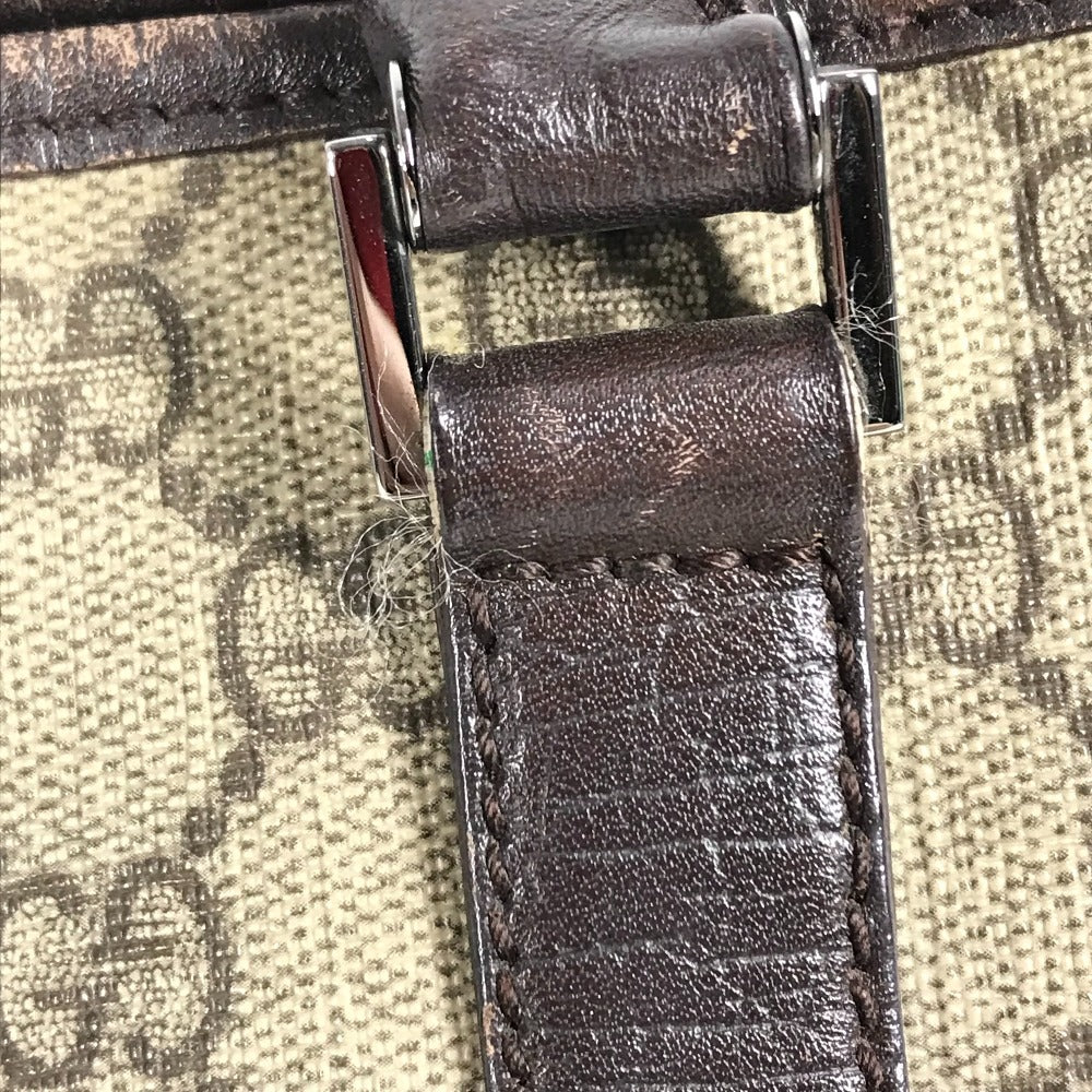 GUCCI 114595 Monogram GG Supreme Bag Tote Bag Shoulder Bag GG Supreme Canvas Unisex Beige