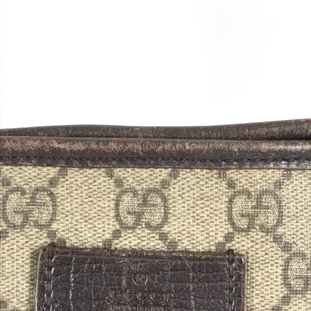 GUCCI 114595 Monogram GG Supreme Bag Tote Bag Shoulder Bag GG Supreme Canvas Unisex Beige