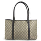 GUCCI 114595 Monogram GG Supreme Bag Tote Bag Shoulder Bag GG Supreme Canvas Unisex Beige