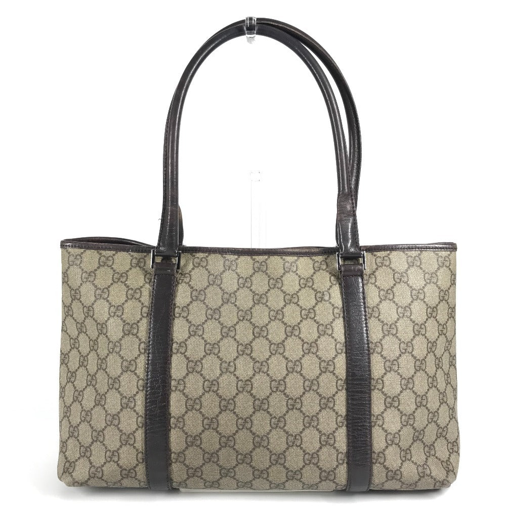 GUCCI 114595 Monogram GG Supreme Bag Tote Bag Shoulder Bag GG Supreme Canvas Unisex Beige