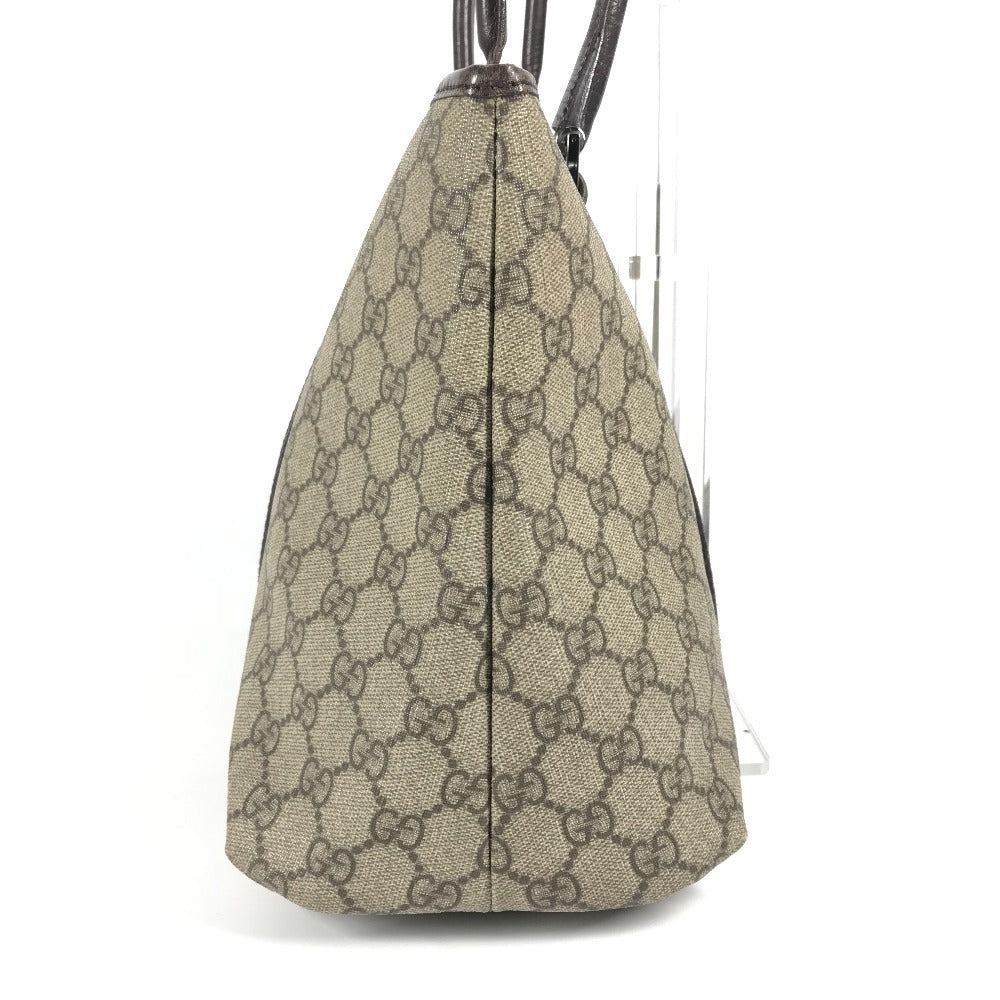 GUCCI 114595 Monogram GG Supreme Bag Tote Bag Shoulder Bag GG Supreme Canvas Unisex Beige