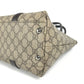 GUCCI 114595 Monogram GG Supreme Bag Tote Bag Shoulder Bag GG Supreme Canvas Unisex Beige