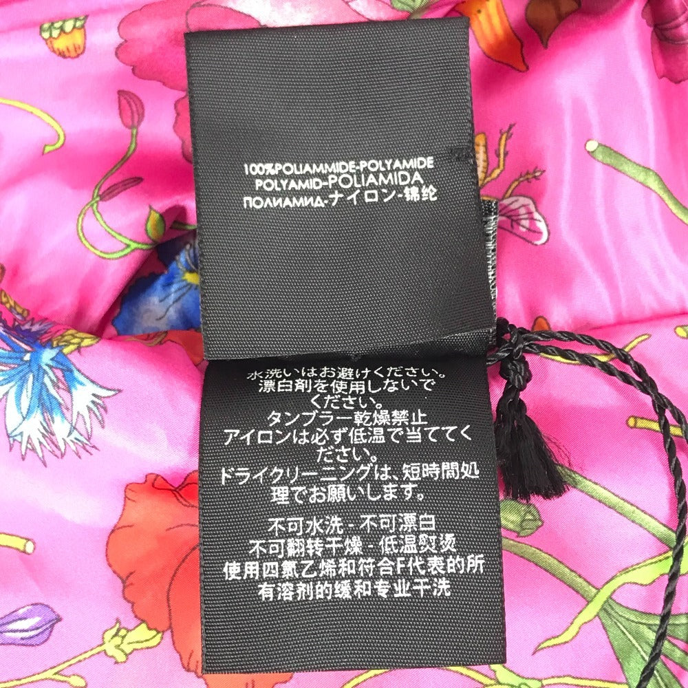 Gucci 555181 Hood Hoodie Floral Floral Apparel Tops Poncho Nylon's Women Pink