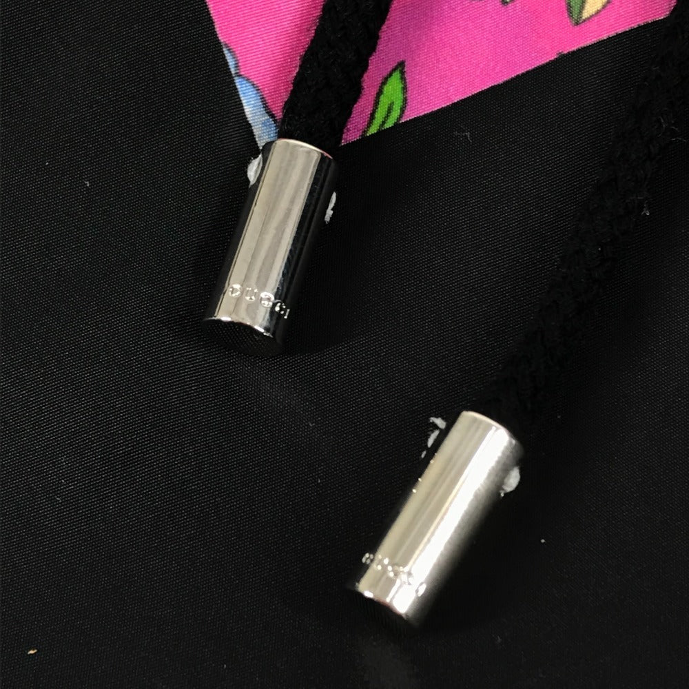 Gucci 555181 Hood Hoodie Floral Floral Apparel Tops Poncho Nylon's Women Pink