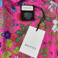 Gucci 555181 Hood Hoodie Floral Floral Apparel Tops Poncho Nylon's Women Pink