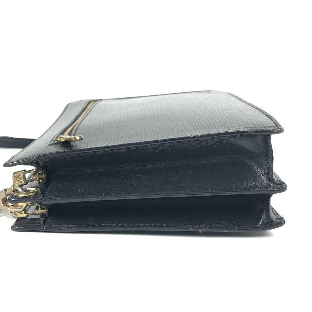 Louis vuitton m52112 epi en gann crossbody pochette beg bahu beg epi kulit wanita noir hitam