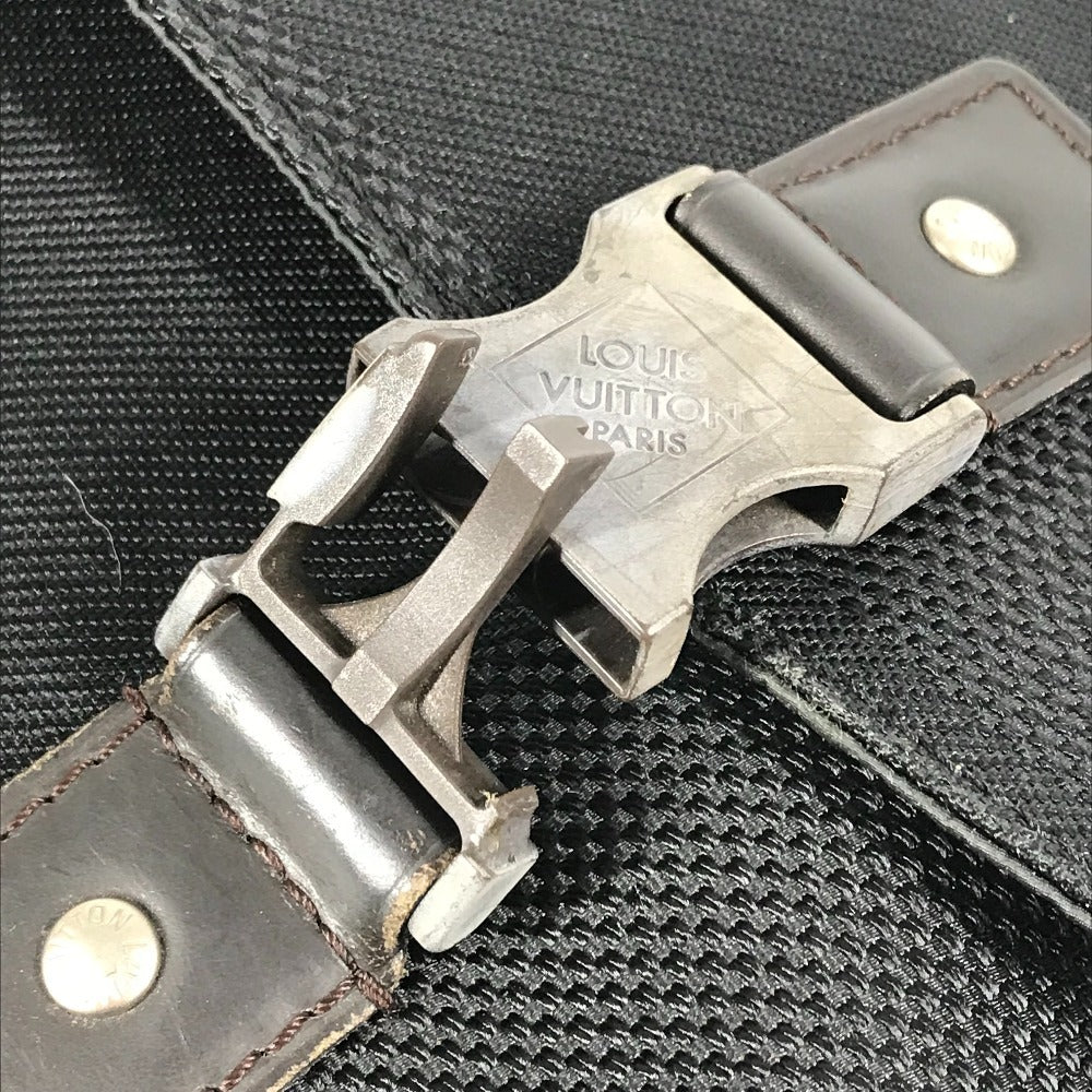 LOUIS VUITTON M93079 Damier Jean Lou Flap Bag Messenger Bag Crossbody Shoulder Bag Damier Jean Canvas Men's Black