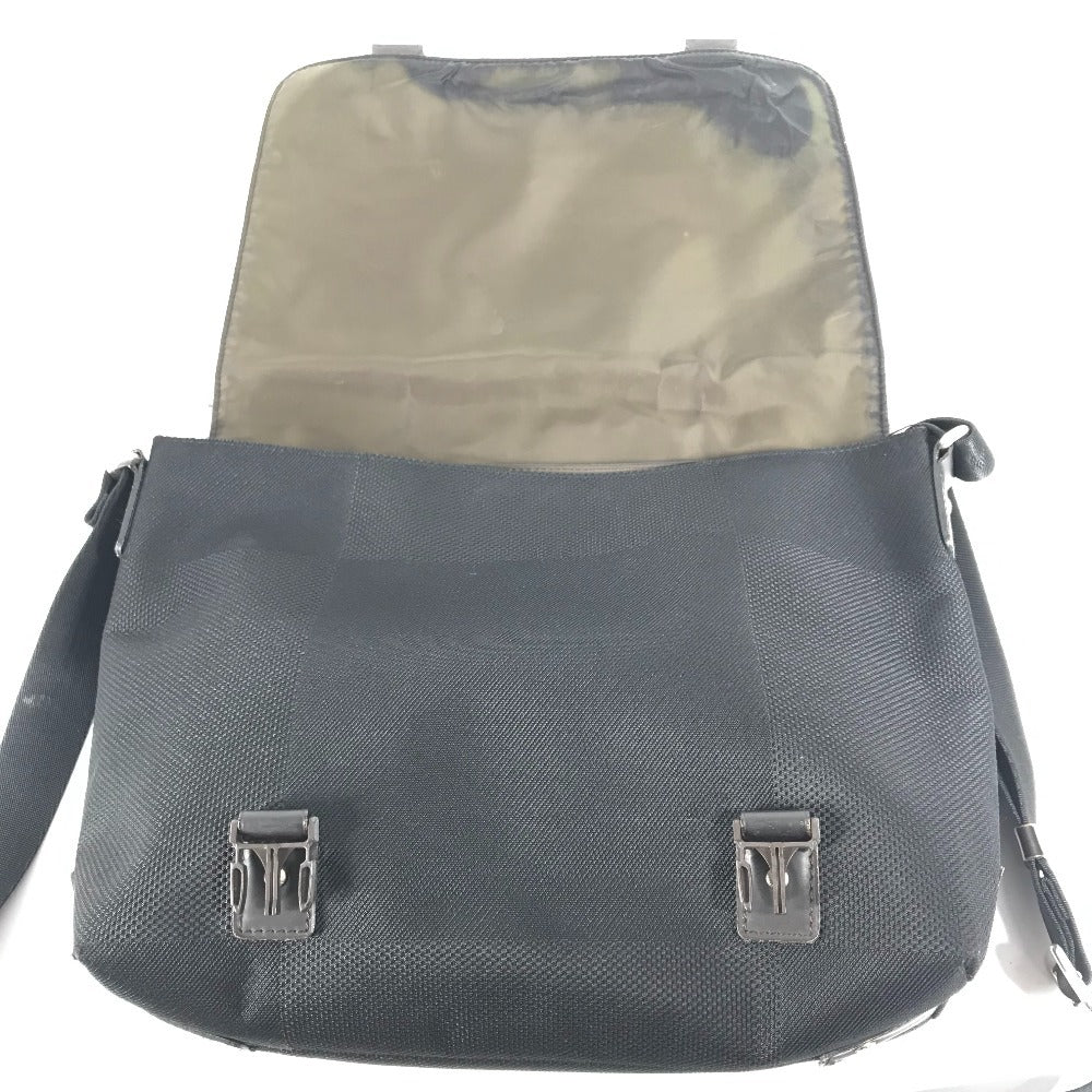 LOUIS VUITTON M93079 Damier Jean Lou Flap Bag Messenger Bag Crossbody Shoulder Bag Damier Jean Canvas Men's Black