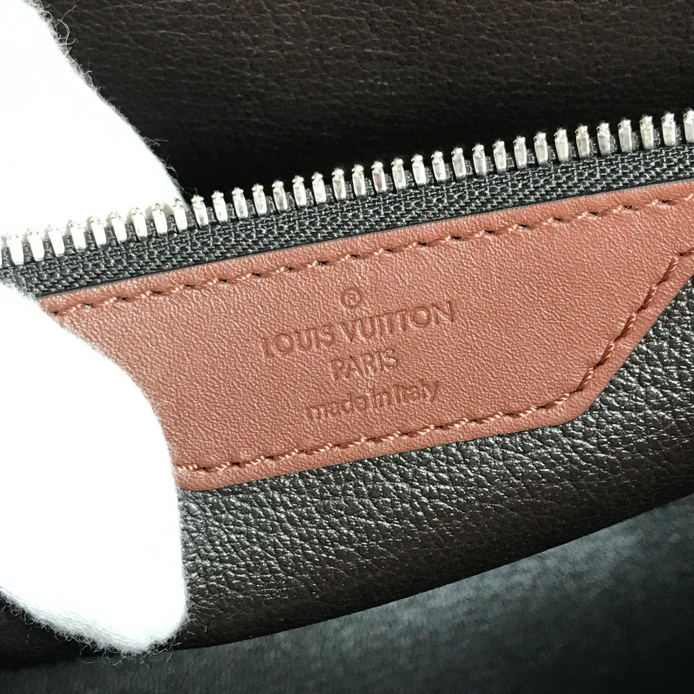 LOUIS VUITTON M55733 Monogram Sac Plastic Horizontal Zip Handbag Briefcase Bag Document Bag Business Bag Leather Unisex Brown