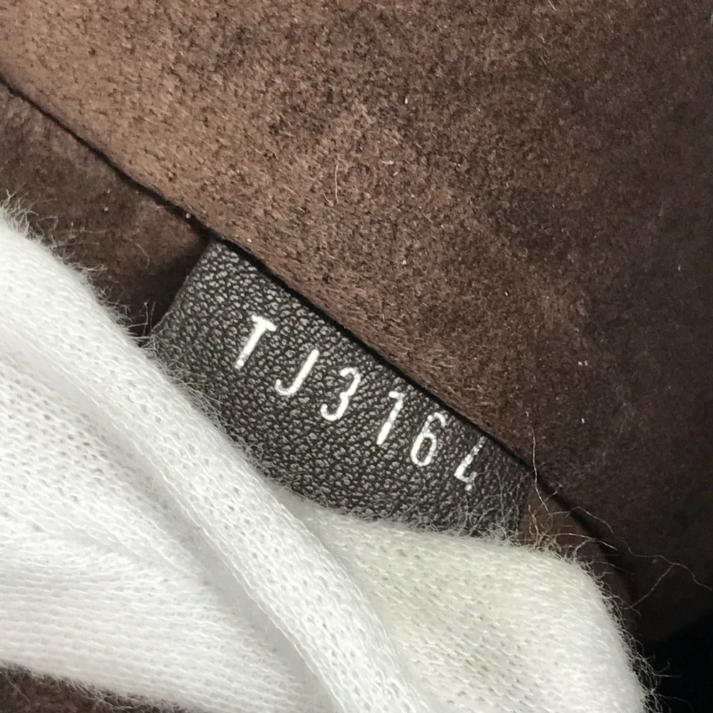 LOUIS VUITTON M40277 Monogram Marc Newson Collaboration Celebrating Backpack Bag Rucksack Fur Unisex Orange