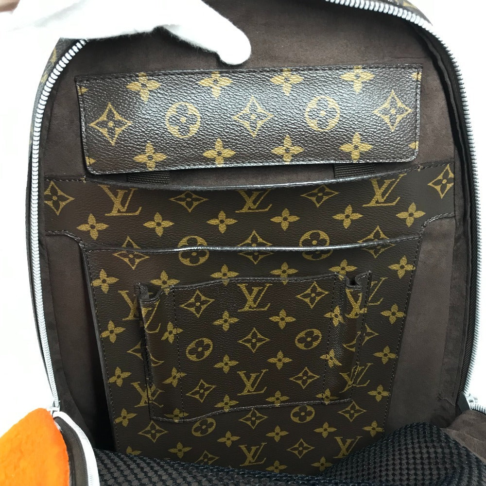 LOUIS VUITTON M40277 Monogram Marc Newson Collaboration Celebrating Backpack Bag Rucksack Fur Unisex Orange