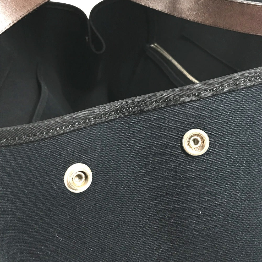 HERMES Kabak Elan PM Kabak Elan PM Shoulder Bag Shoulder Tote Bag Leather/Canvas Women's Dark Navy