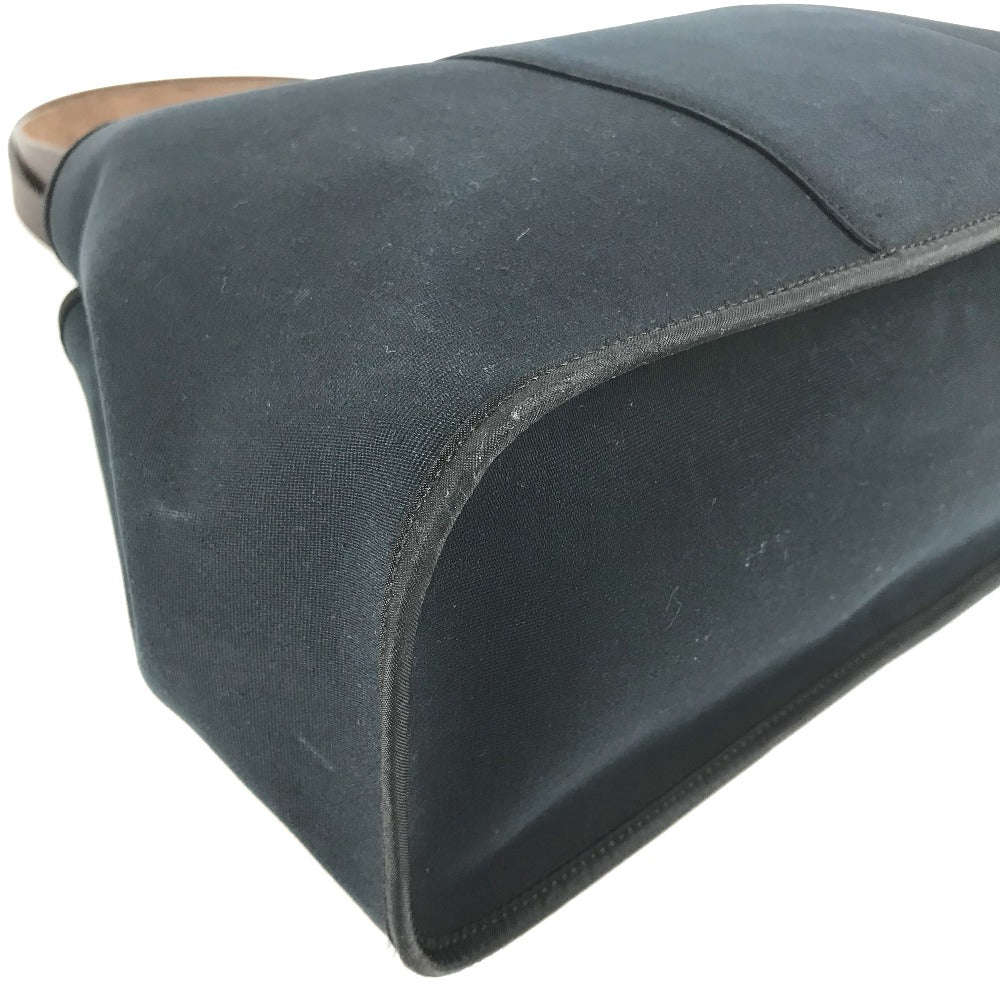 HERMES Kabak Elan PM Kabak Elan PM Shoulder Bag Shoulder Tote Bag Leather/Canvas Women's Dark Navy