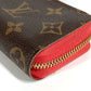 LOUIS VUITTON M61540 Monogram Multicult Business Card Holder Pass Case Coin Purse Coin Case Round Zipper Card Case Monogram Canvas Unisex Poppy Petal Brown