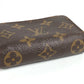 LOUIS VUITTON M61540 Monogram Multicult Business Card Holder Pass Case Coin Purse Coin Case Round Zipper Card Case Monogram Canvas Unisex Poppy Petal Brown