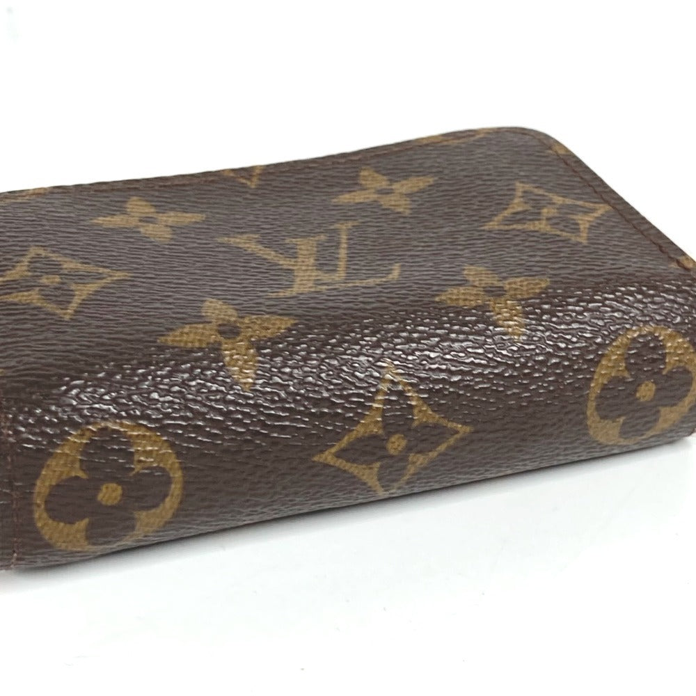 LOUIS VUITTON M61540 Monogram Multicult Business Card Holder Pass Case Coin Purse Coin Case Round Zipper Card Case Monogram Canvas Unisex Poppy Petal Brown