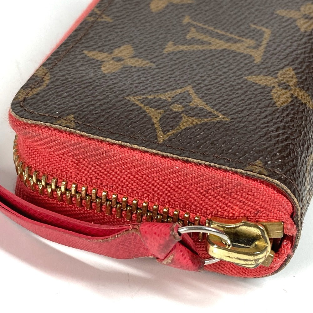 LOUIS VUITTON M61540 Monogram Multicult Business Card Holder Pass Case Coin Purse Coin Case Round Zipper Card Case Monogram Canvas Unisex Poppy Petal Brown