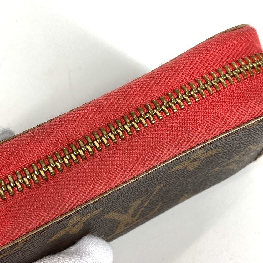 LOUIS VUITTON M61540 Monogram Multicult Business Card Holder Pass Case Coin Purse Coin Case Round Zipper Card Case Monogram Canvas Unisex Poppy Petal Brown