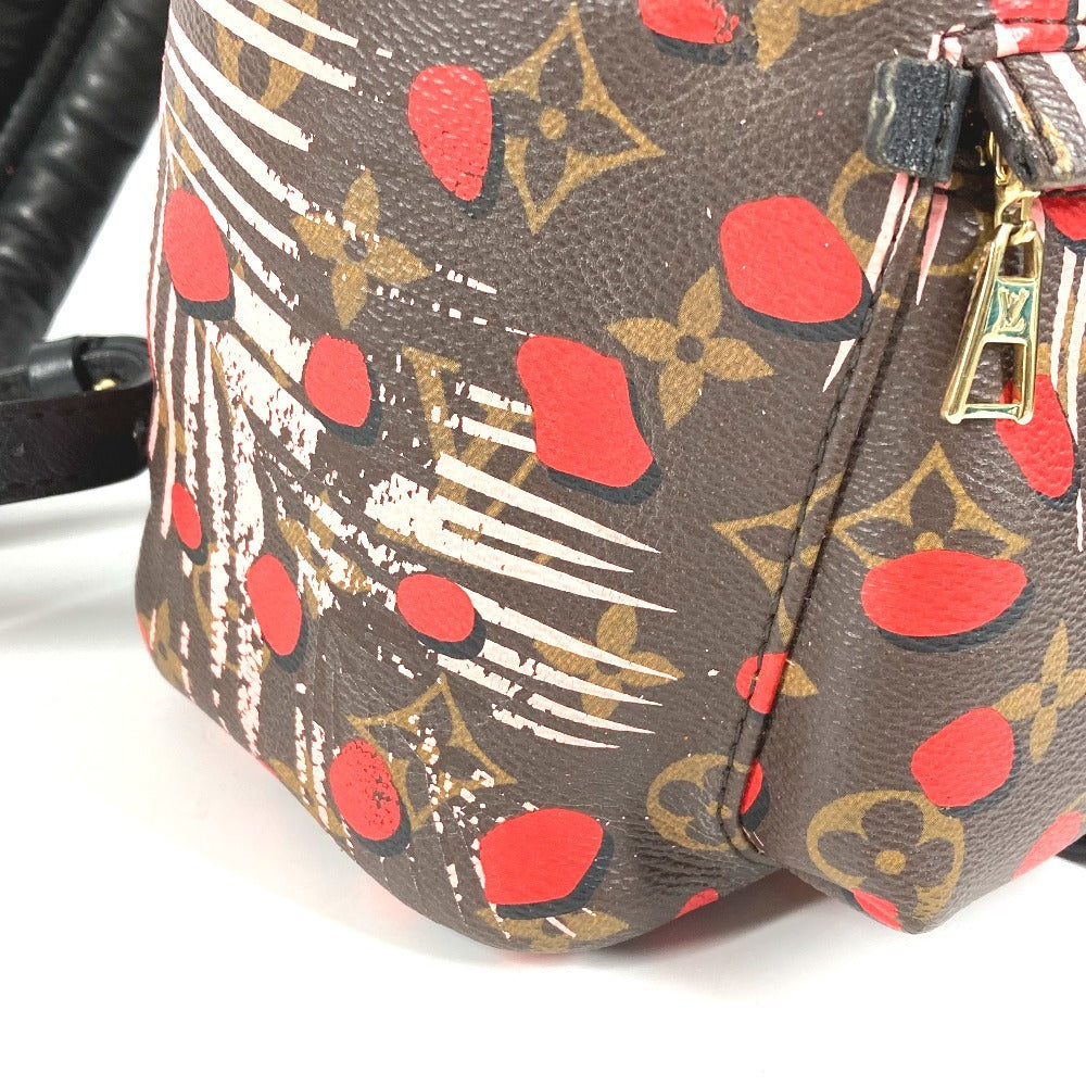 LOUIS VUITTON M41981 Monogram Jungle Dot Palm Springs Backpack PM Backpack Bag Rucksack Monogram Canvas Unisex Brown