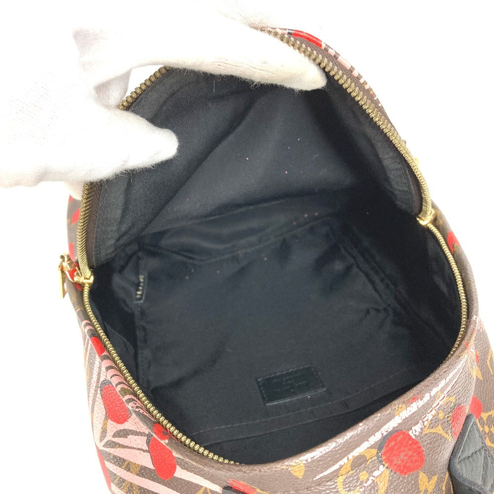 LOUIS VUITTON M41981 Monogram Jungle Dot Palm Springs Backpack PM Backpack Bag Rucksack Monogram Canvas Unisex Brown