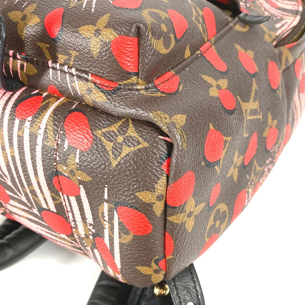 LOUIS VUITTON M41981 Monogram Jungle Dot Palm Springs Backpack PM Backpack Bag Rucksack Monogram Canvas Unisex Brown