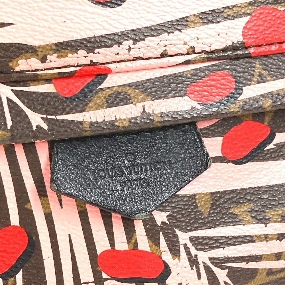 LOUIS VUITTON M41981 Monogram Jungle Dot Palm Springs Backpack PM Backpack Bag Rucksack Monogram Canvas Unisex Brown