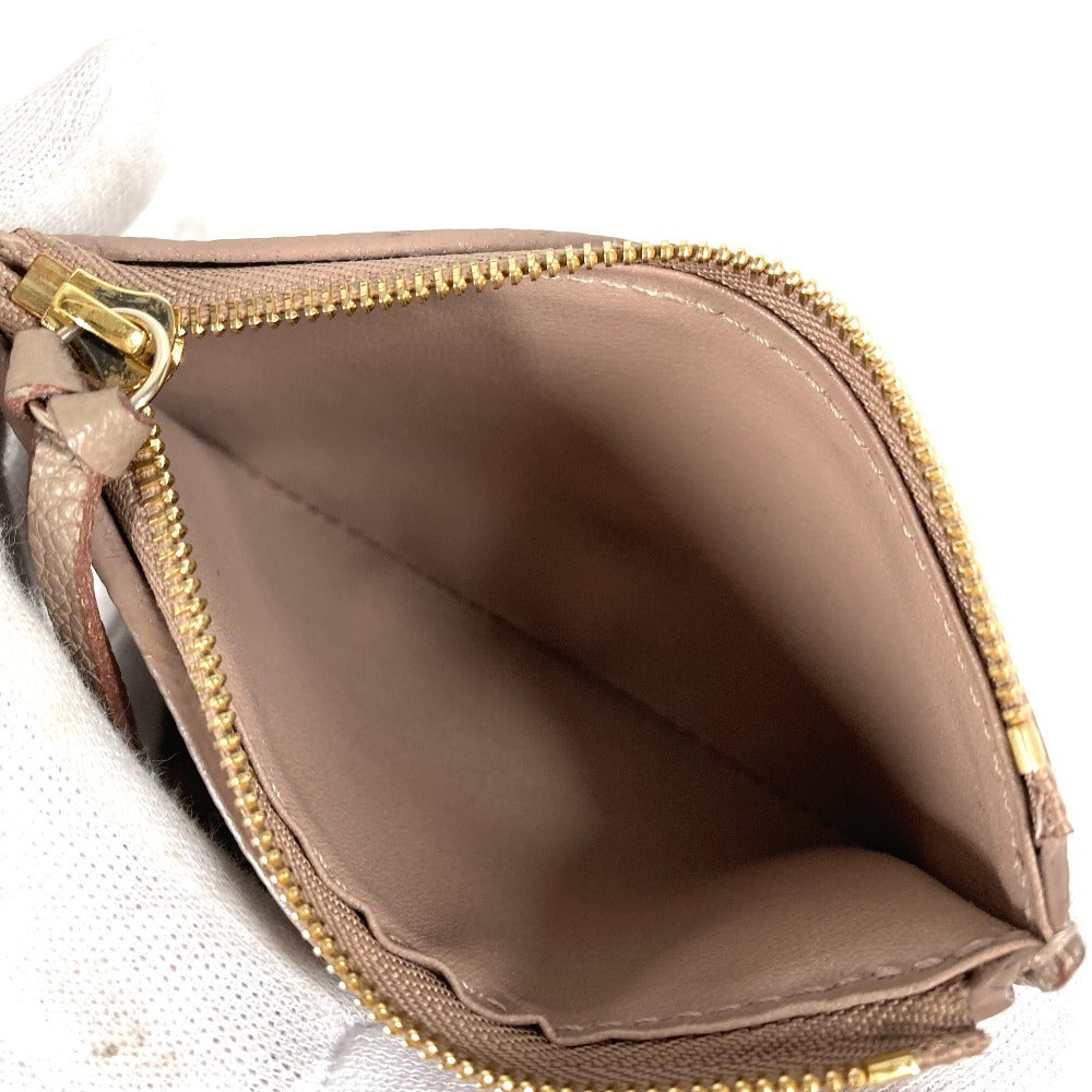 LOUIS VUITTON M63529 모노그램 엠프렌 포르테퓨유 빅토린 컴팩트 지갑 삼단 지갑 모노그램 엠프렌 가죽 유니섹스 Vison Beige