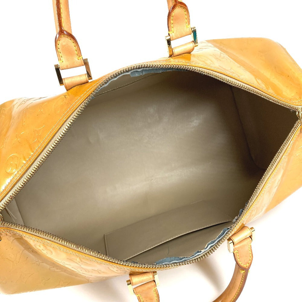 Louis Vuitton M91000 Monogram Vernis Mercer Bag Perjalanan Beg Perjalanan Bag Boston Bag Monogram Vernis Canvas Unisex Beige