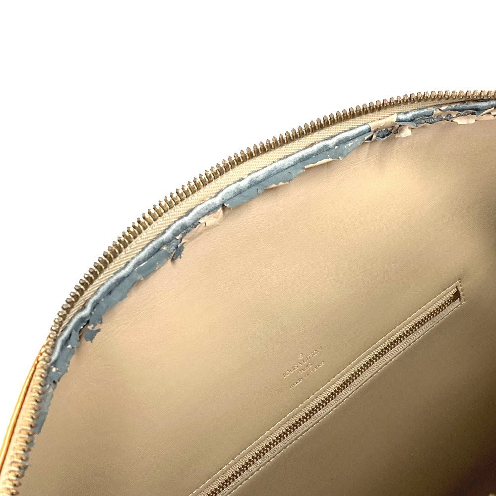 Louis Vuitton M91000 Monogram Vernis Mercer Bag Perjalanan Beg Perjalanan Bag Boston Bag Monogram Vernis Canvas Unisex Beige