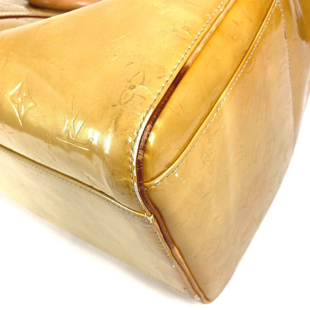 Louis Vuitton M91000 Monogram Vernis Mercer Bag Perjalanan Beg Perjalanan Bag Boston Bag Monogram Vernis Canvas Unisex Beige