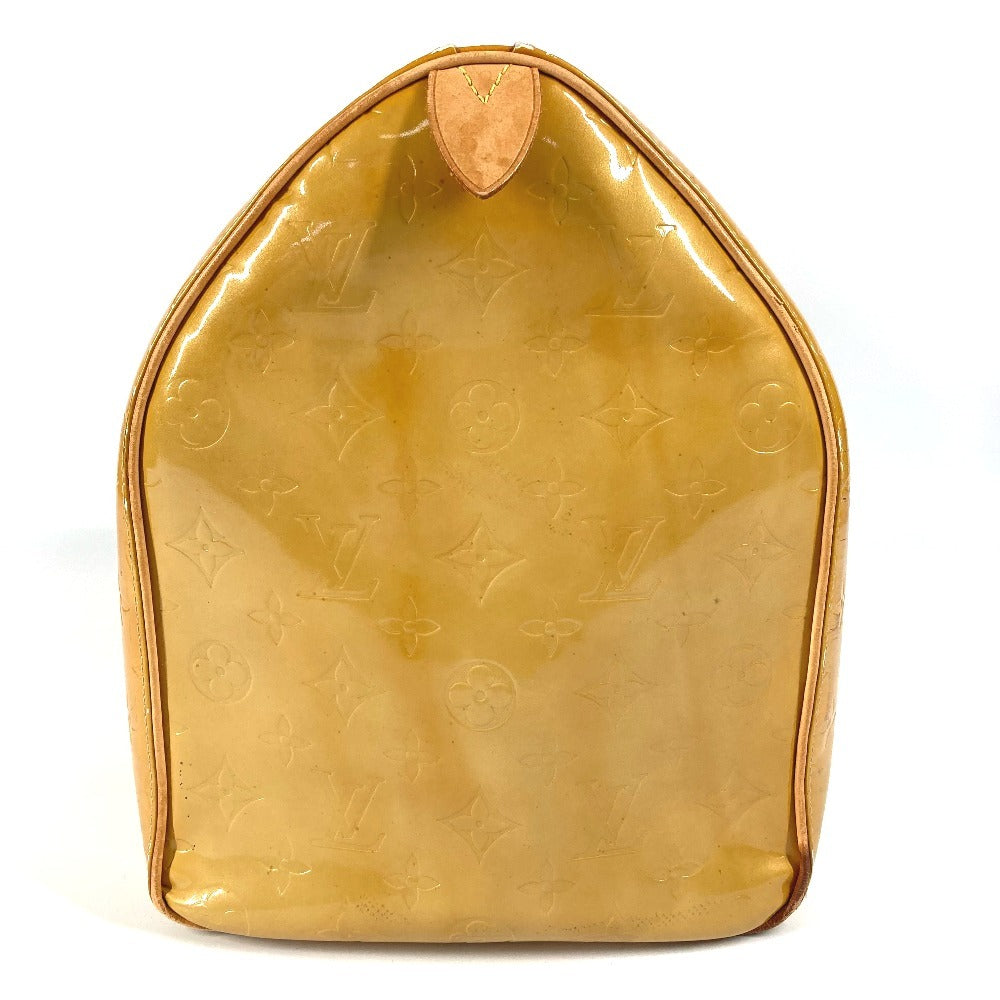 Louis Vuitton M91000 Monogram Vernis Mercer Bag Perjalanan Beg Perjalanan Bag Boston Bag Monogram Vernis Canvas Unisex Beige